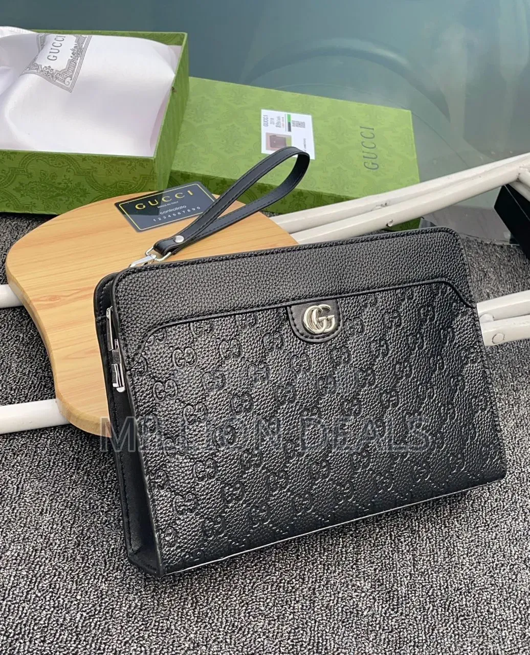 Luxury Stylish Leather Men's Wristlet Wallet