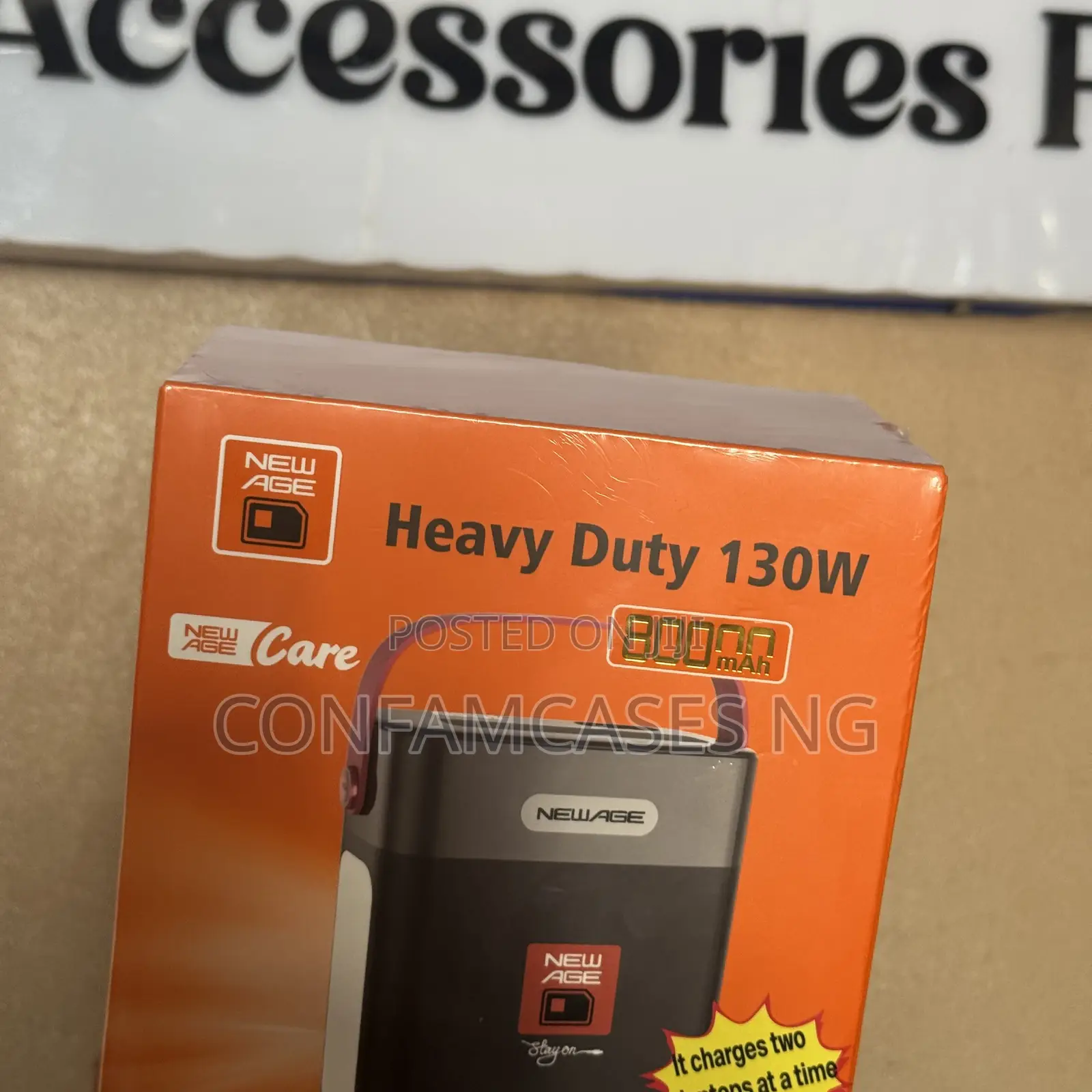 New Age 80000mah 130w Super Fast Charging Laptop Power Bank