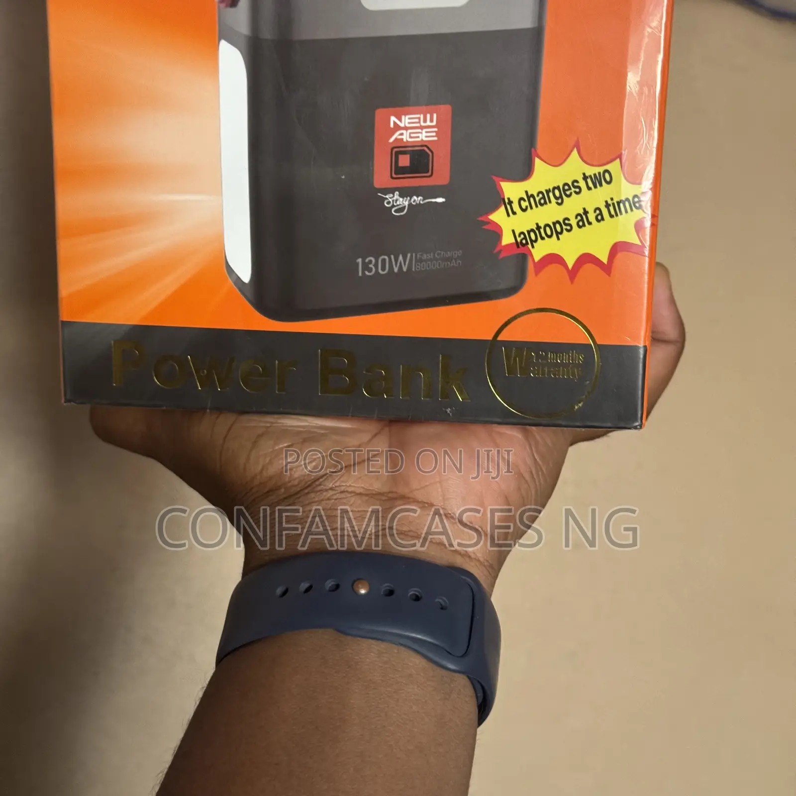 New Age 80000mah 130w Super Fast Charging Laptop Power Bank