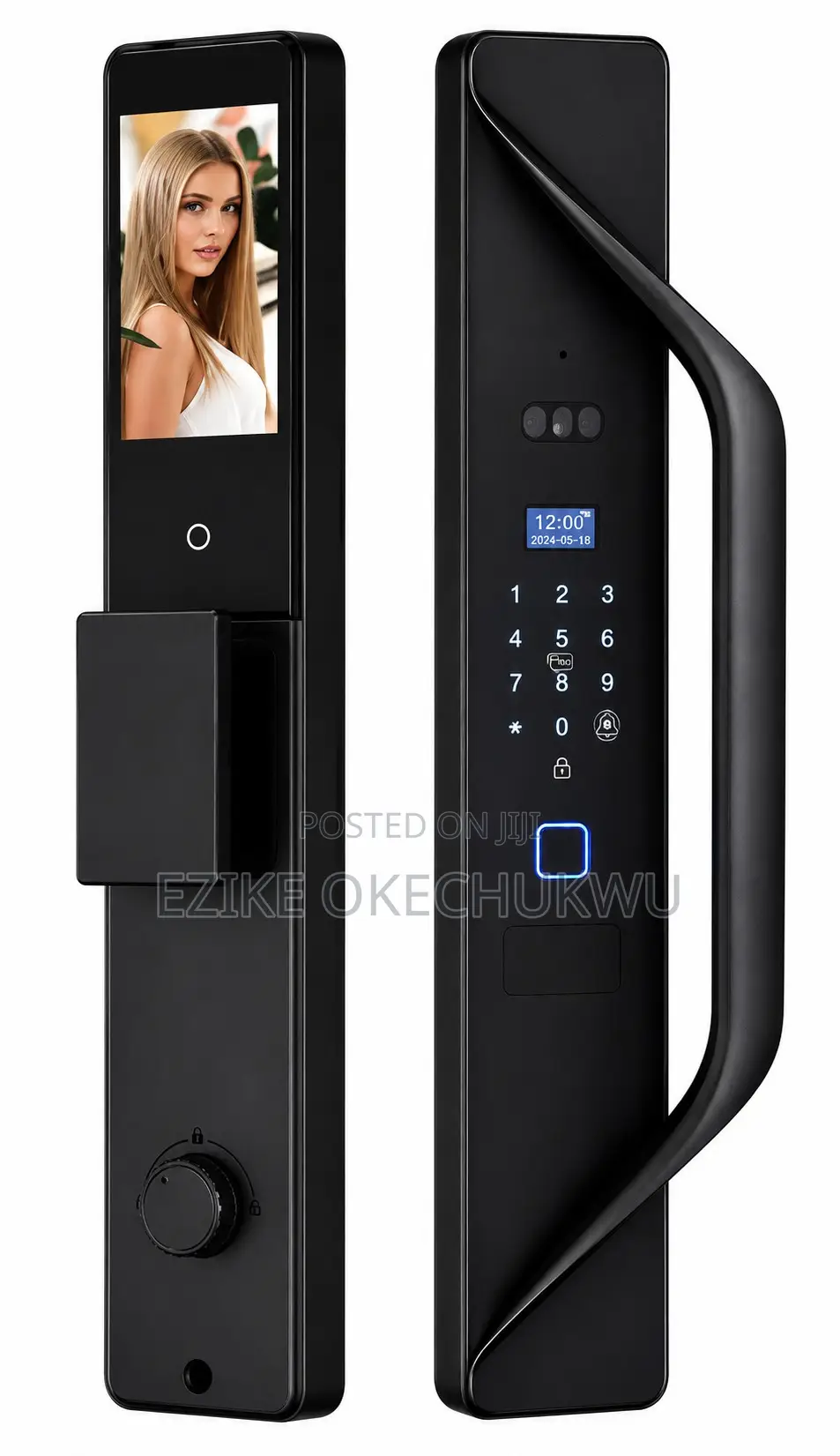 Tuya Smart Lock With 3d Facial Recognition, Waterproof Smart Lock