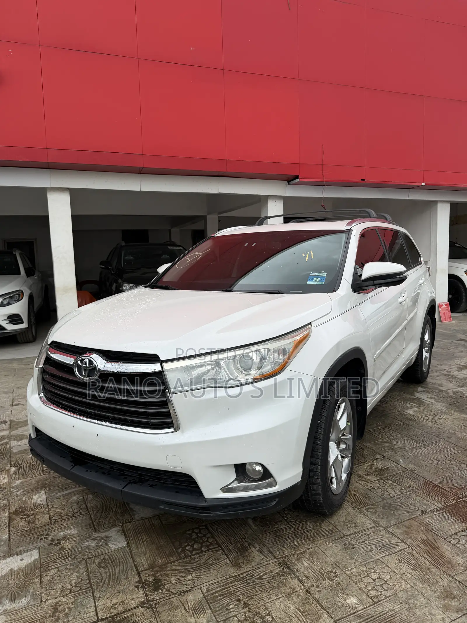Toyota Highlander Limited V6 4x4 (3.5L 6cyl 6A) 2016 White