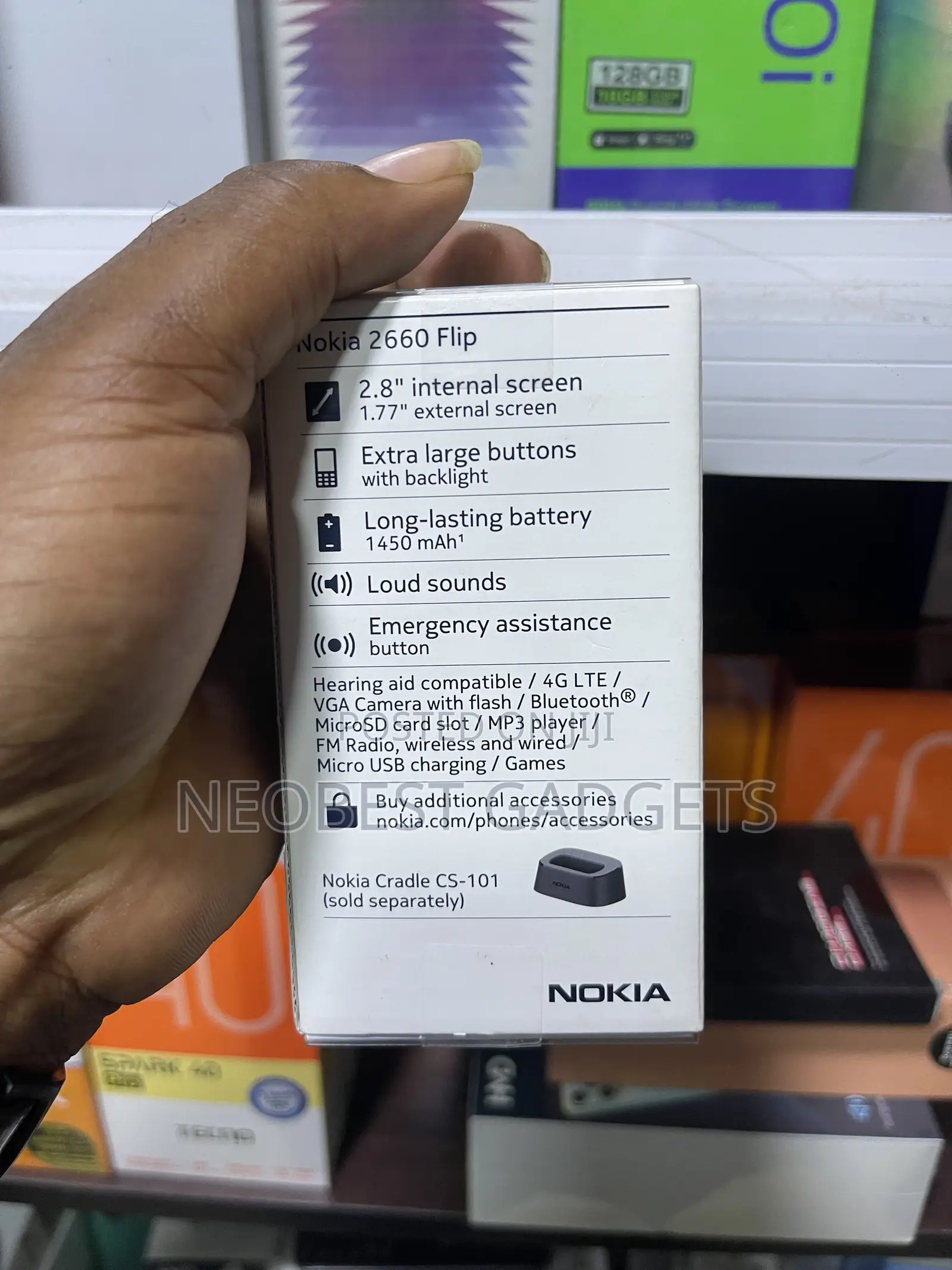 New Nokia 2660 Flip Black