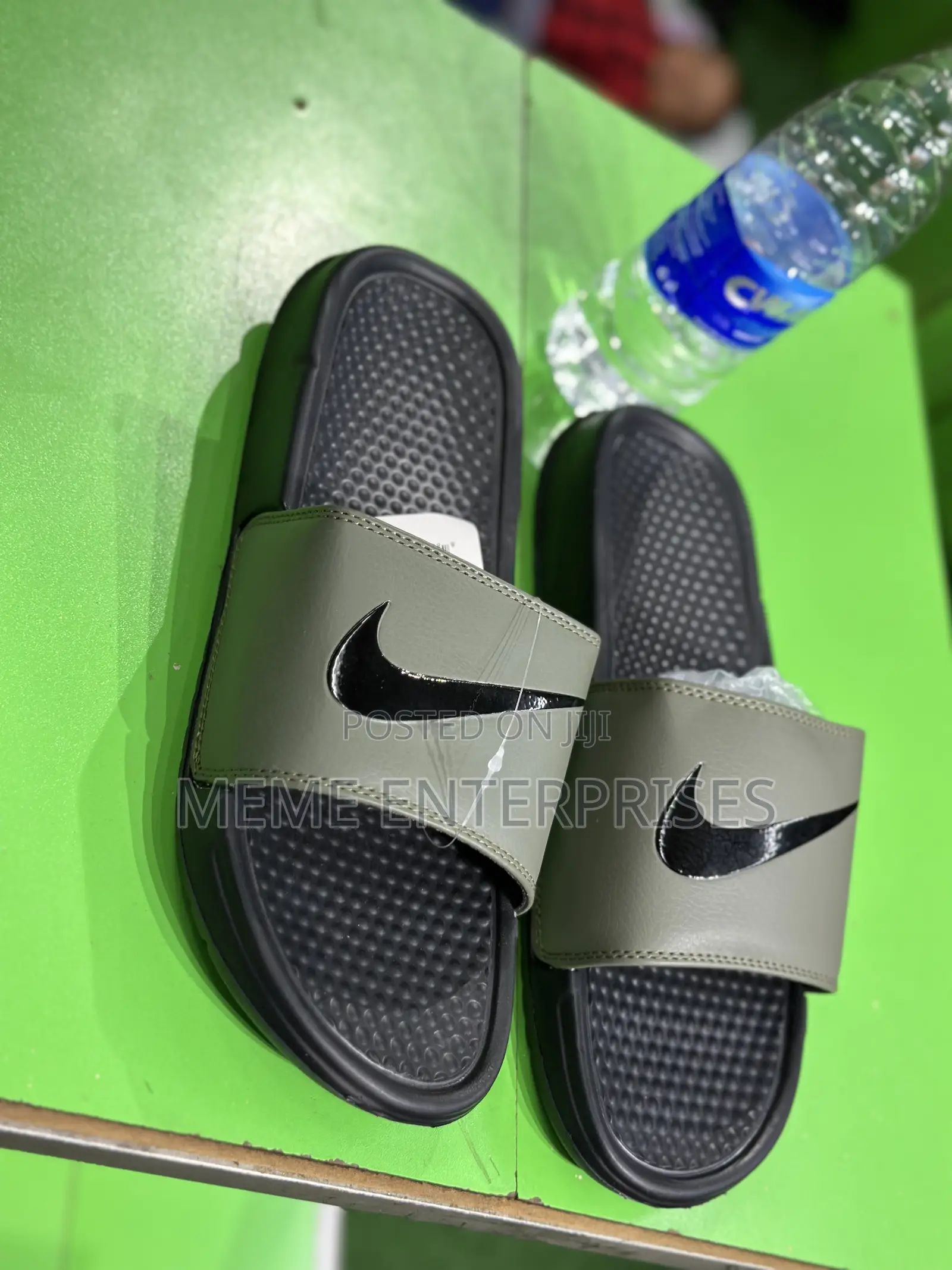Army Green Nike Slide