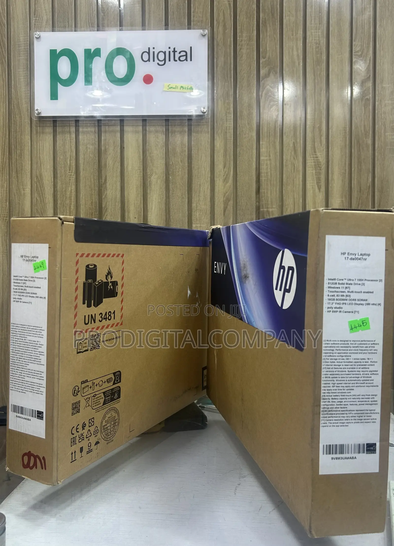 New Laptop HP Envy 17 16GB Intel Core Ultra 7 SSD 512GB