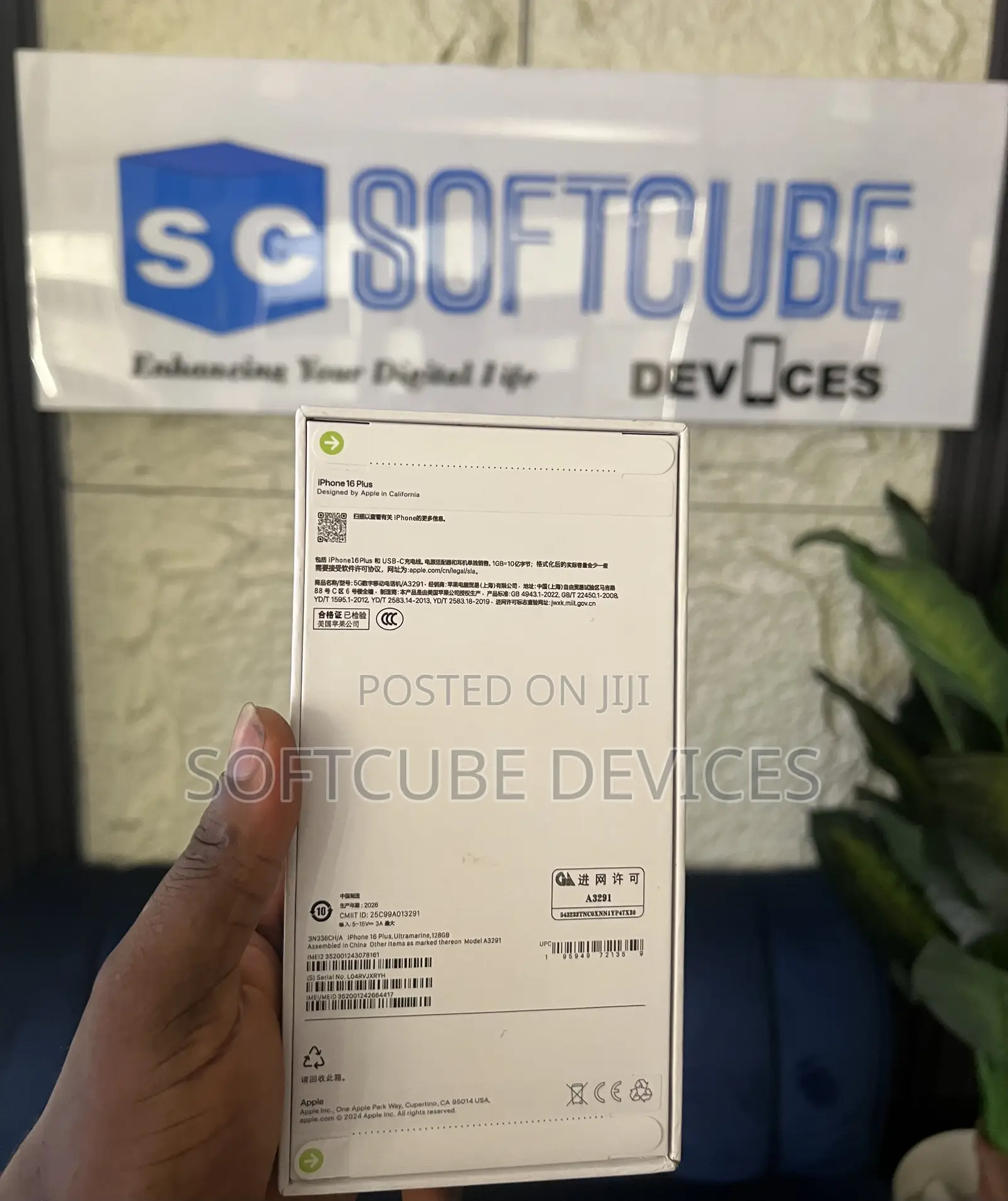 New Apple iPhone 16 Plus 128 GB Blue