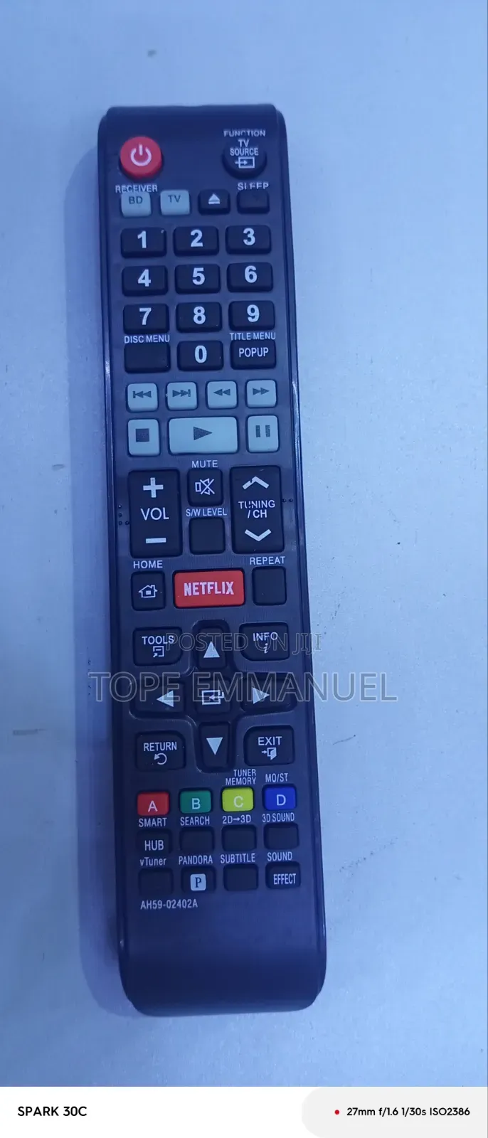 Samsung DVD Home Theater Remote Control