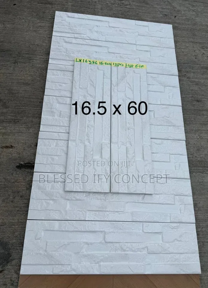 White Quality 16.5x60 Outside Wall Tiles