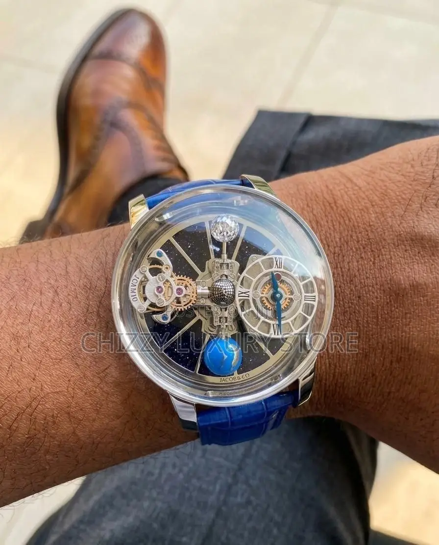 Jacob Co Quality Luxury Men Chronograph Automatic Engine Wristwatch