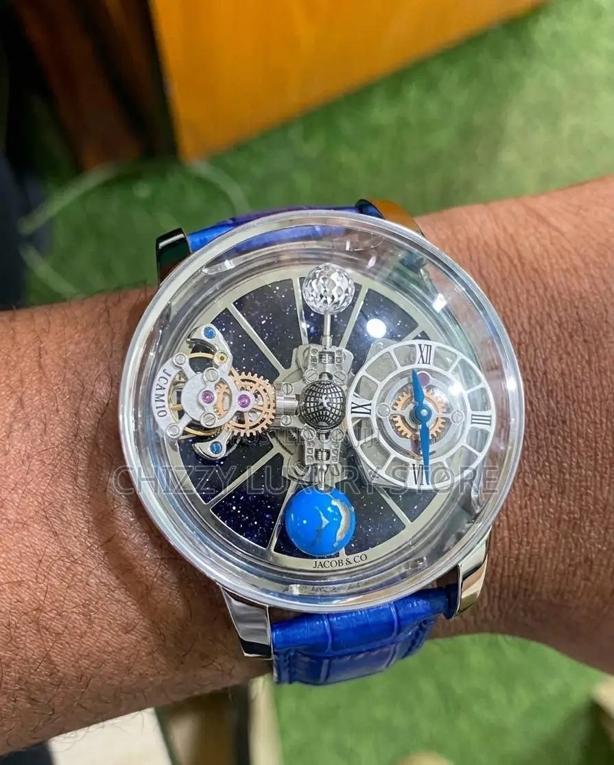 Jacob Co Quality Luxury Men Chronograph Automatic Engine Wristwatch
