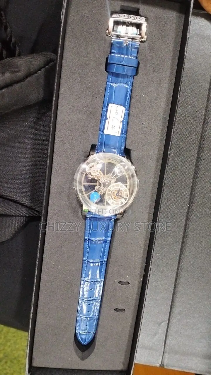Jacob Co Quality Luxury Men Chronograph Automatic Engine Wristwatch