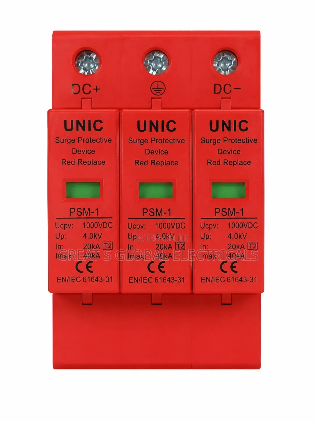 Unic PSM-1 1000v Dc Surge Protection Device (Spd)