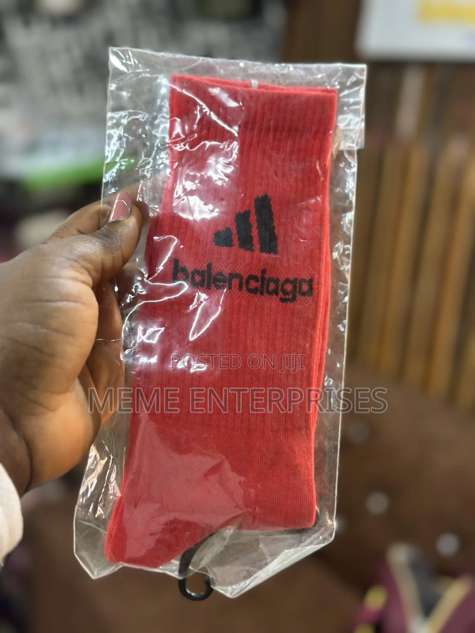 Balenciaga Socks Red