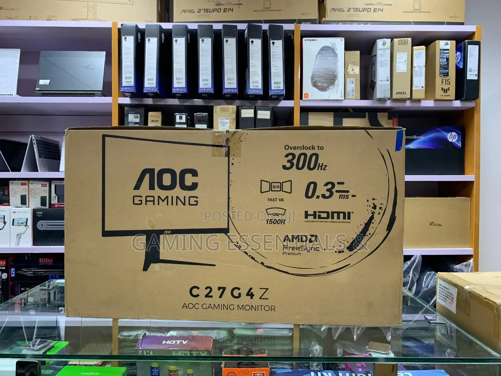 Aoc 27" Curved 300hz Gaming Monitor