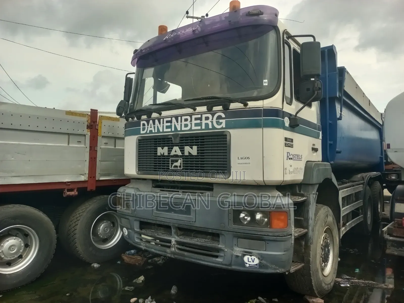 Man Tipper 10 Tyres (Auxiliary 4x4) Tokunbo