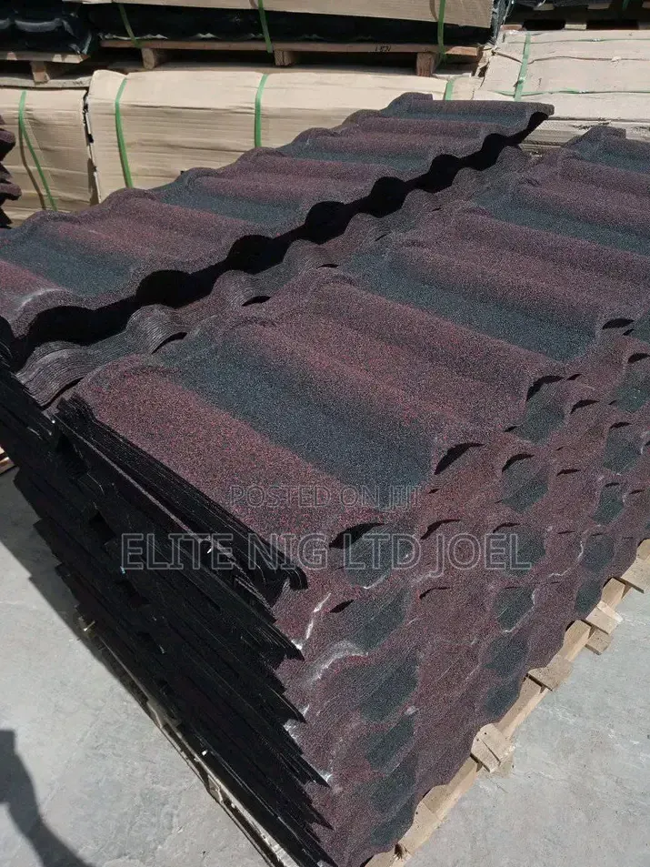 Lasting Coffee Black Milano Stone Coated Roofing Sheet in Ajah Lagos