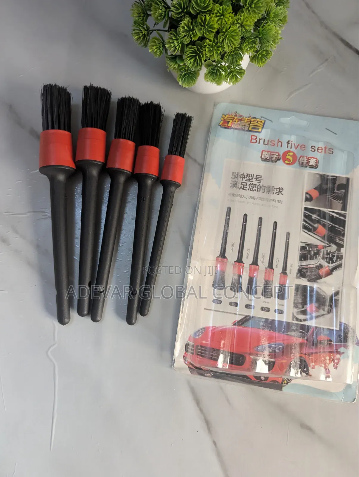 5pcs Lm-Cleaning Car Dust Detail Brushing