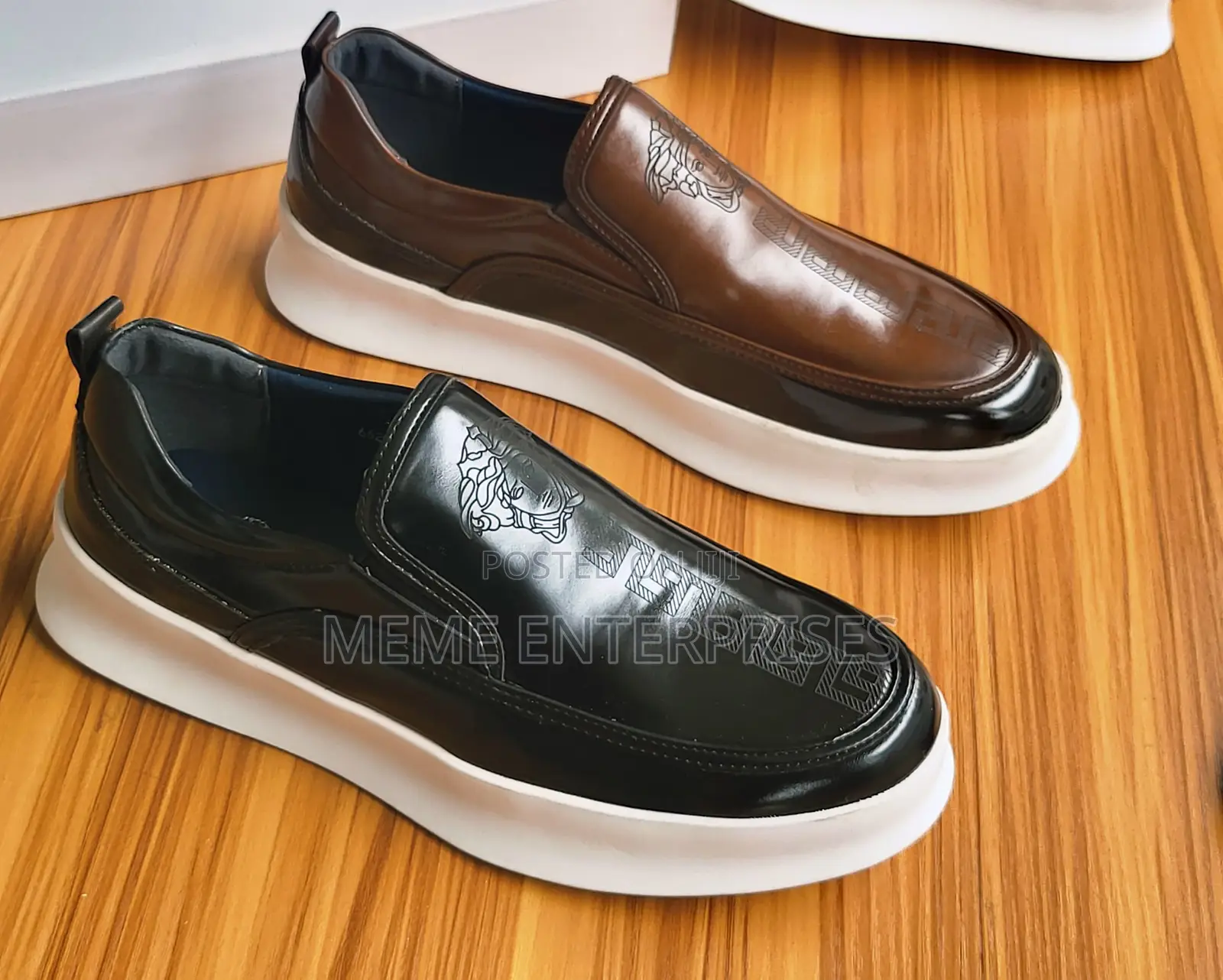 White_sole Loafers