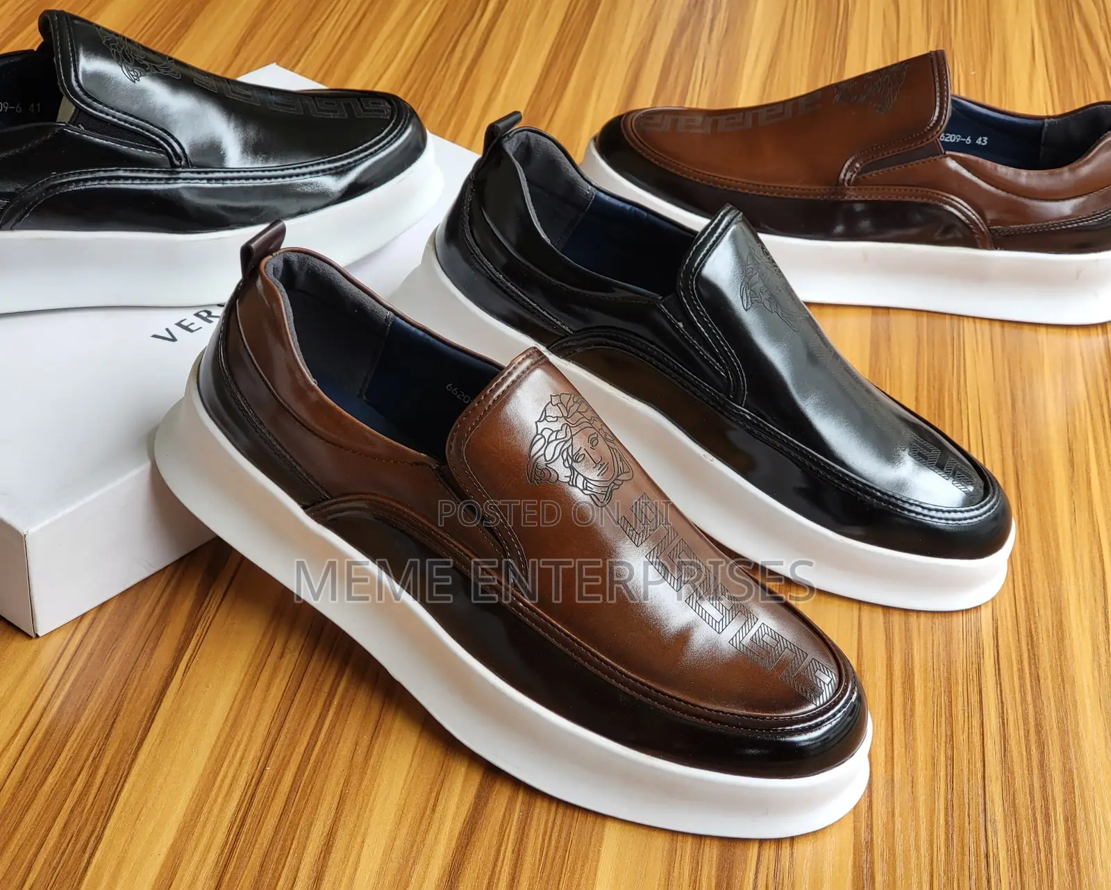 White_sole Loafers
