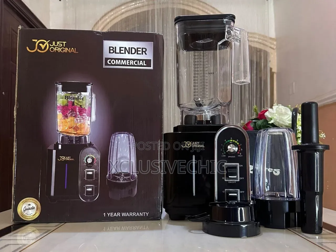 Just Original (Jo) Heavy Duty Double Jar Commercial Blender
