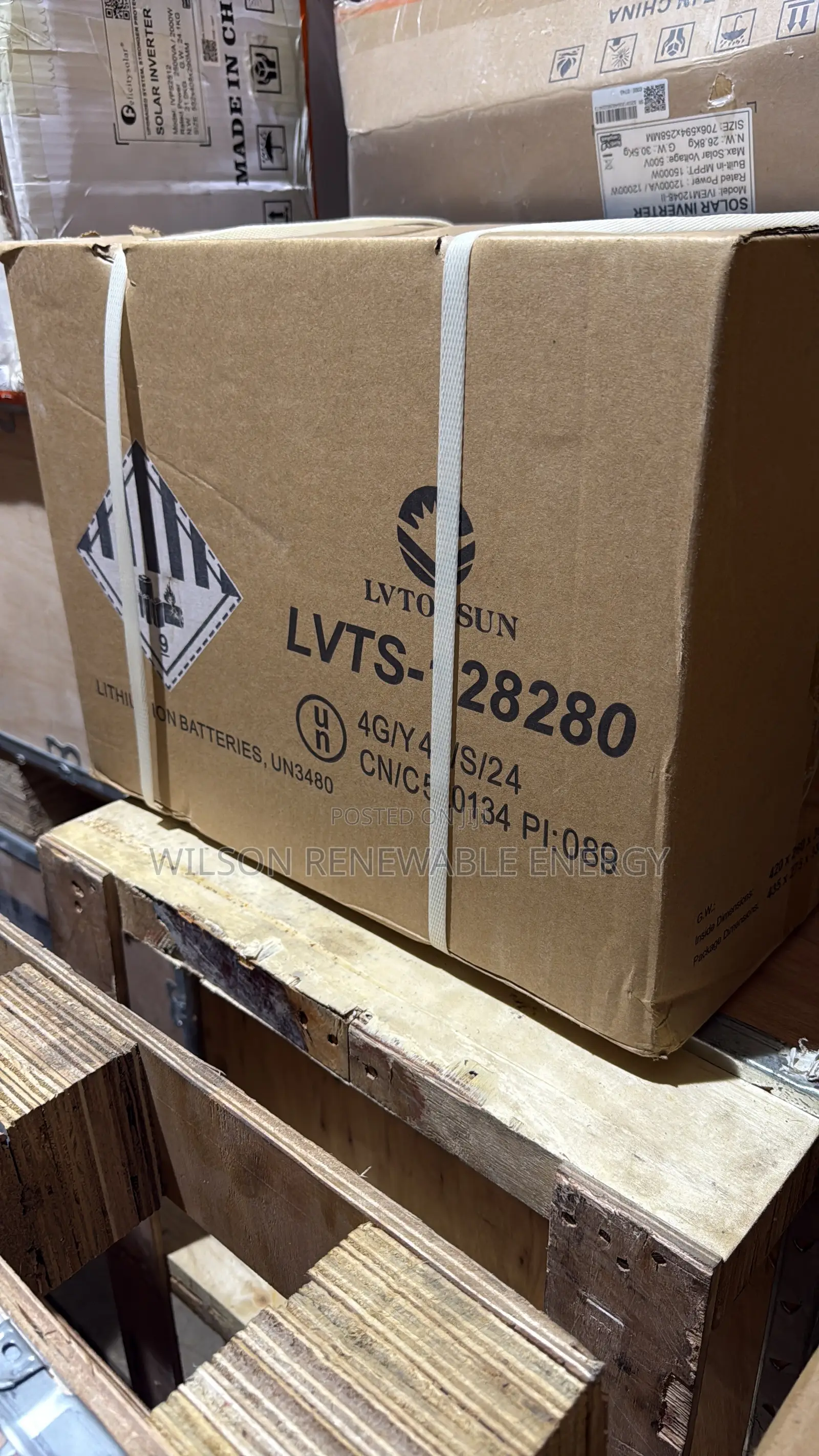 Lvtopsun 3.6kwh 12v Lithium Battery