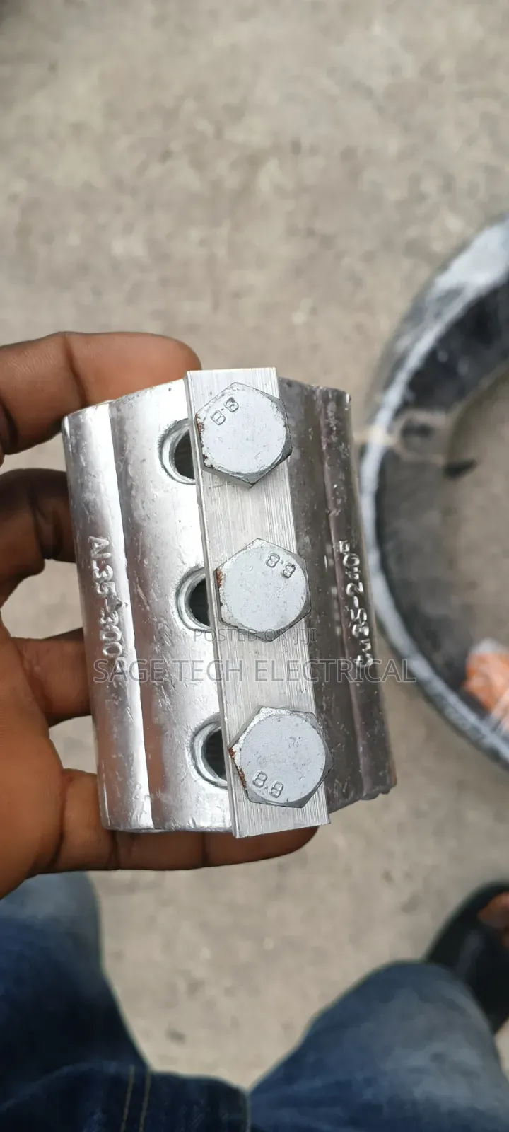 Linetap 3-Bolt Bimetallic Conductor