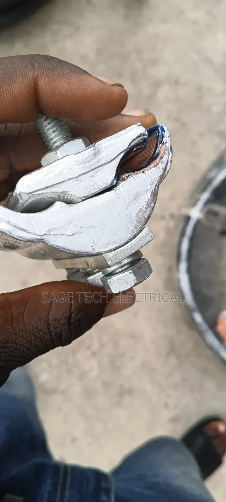 Linetap 3-Bolt Bimetallic Conductor