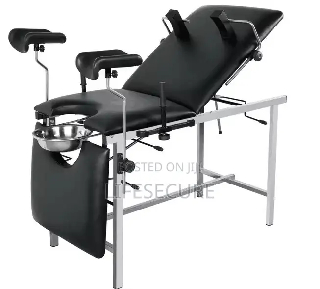 Gynecological Table With Lithotomy Stirrups / Delivery Bed