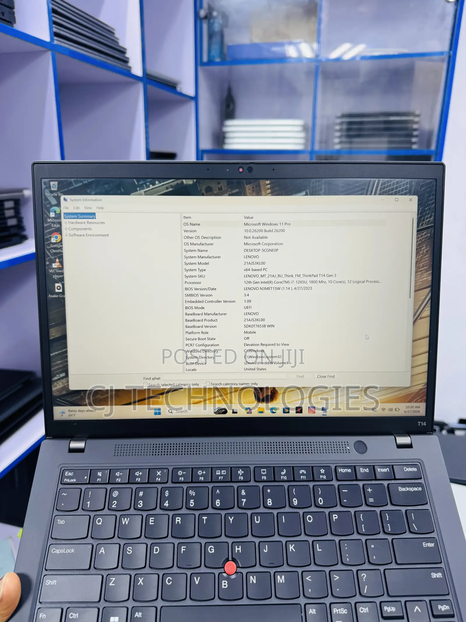 Laptop Lenovo ThinkPad T14 G3 16GB Intel Core i7 SSD 512GB
