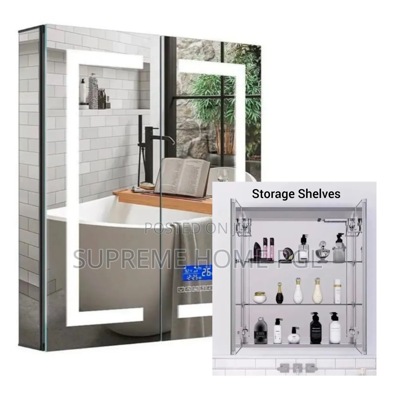 High Quality Smart Storage Led Mirror
