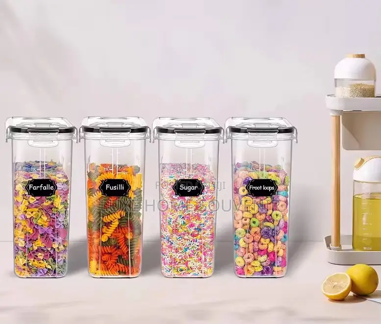 2.5 4pcs Airtight Cereal Food Storage Container