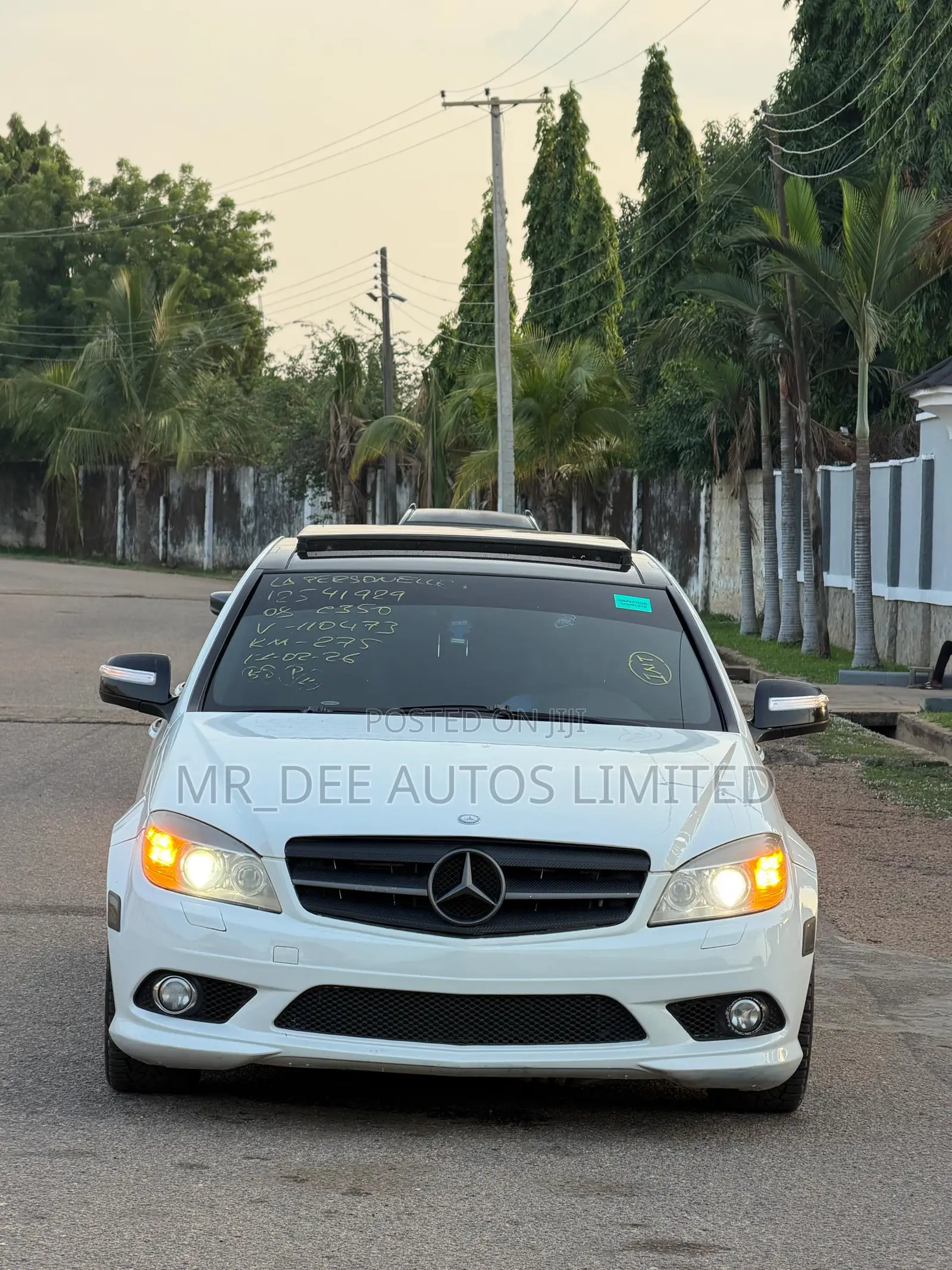 Mercedes-Benz C300 2008 White