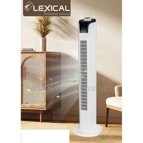 Lexical 32" Oscillating High Superb Wind Tower Fan- 50w