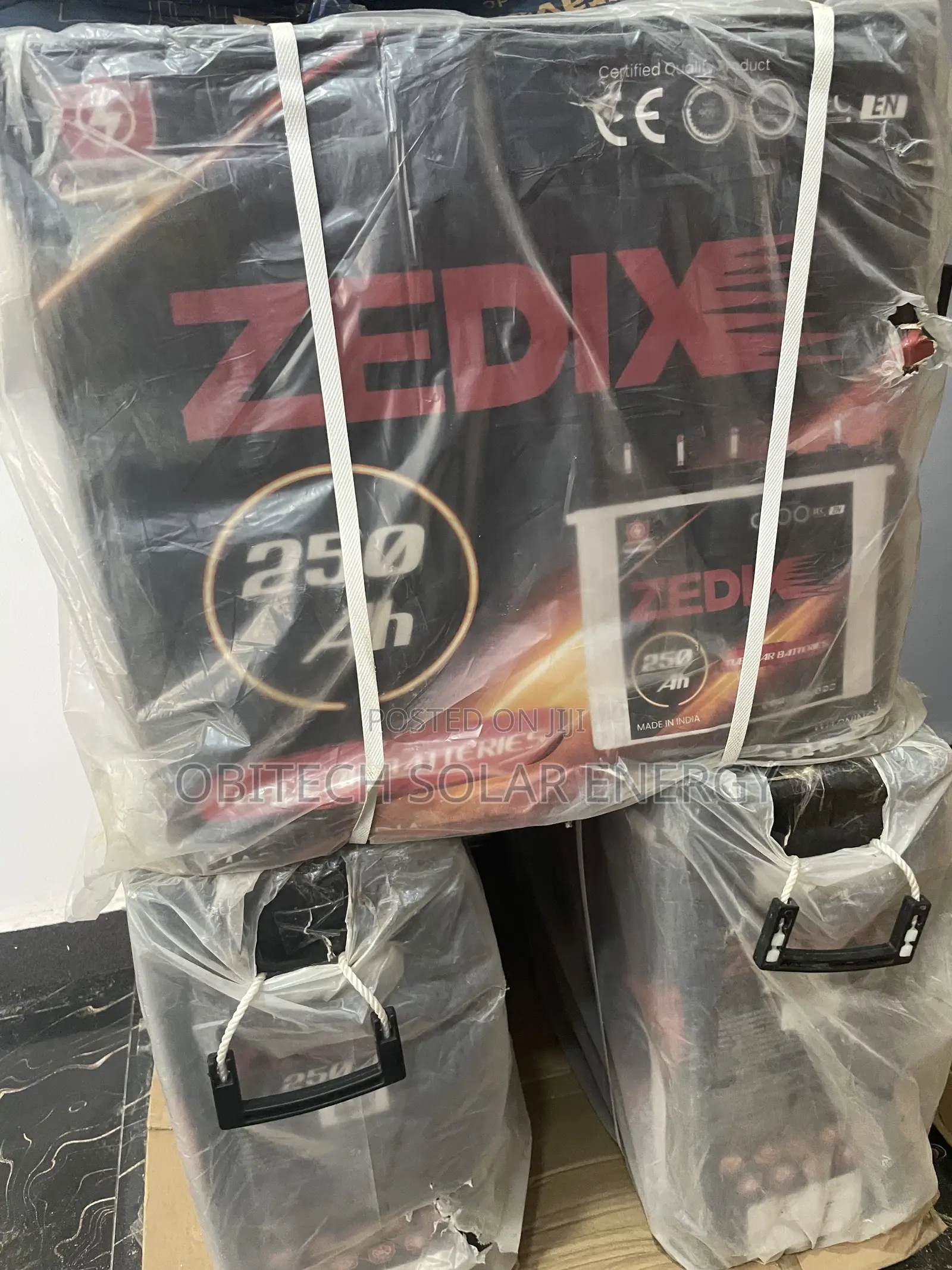 Zedix 250ah 12v Tall Tubular Battery – Clean Reliable Backup Power