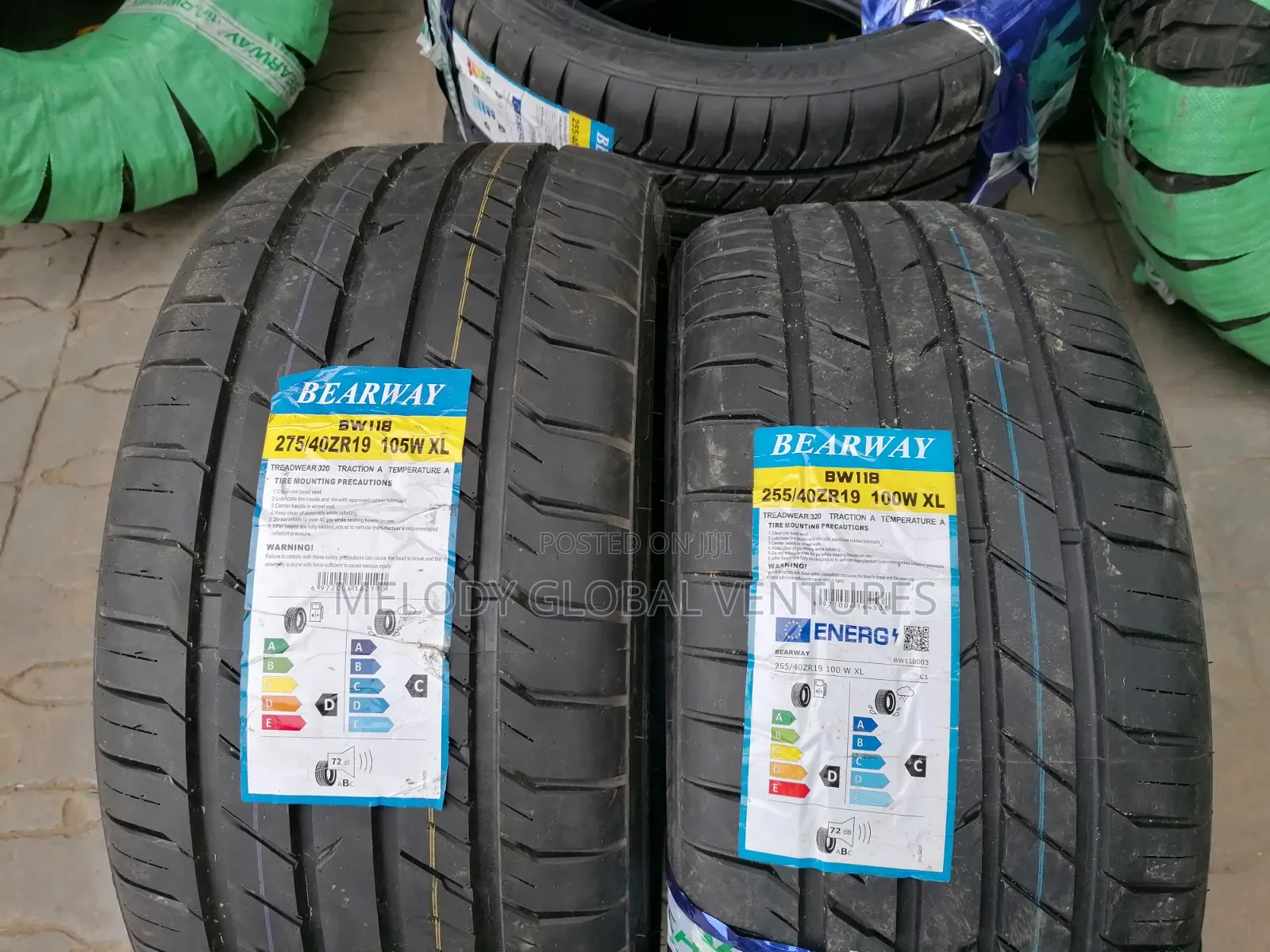 Original High Premium Tires ,Front and Back /275/40r19//255/40r19