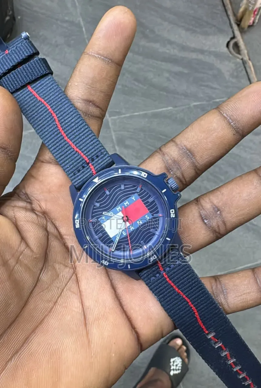 Tommy Hilfiger Fabric Strap Watch