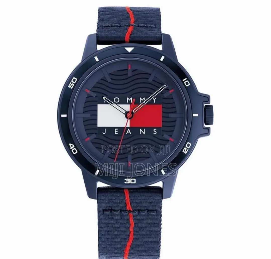 Tommy Hilfiger Fabric Strap Watch