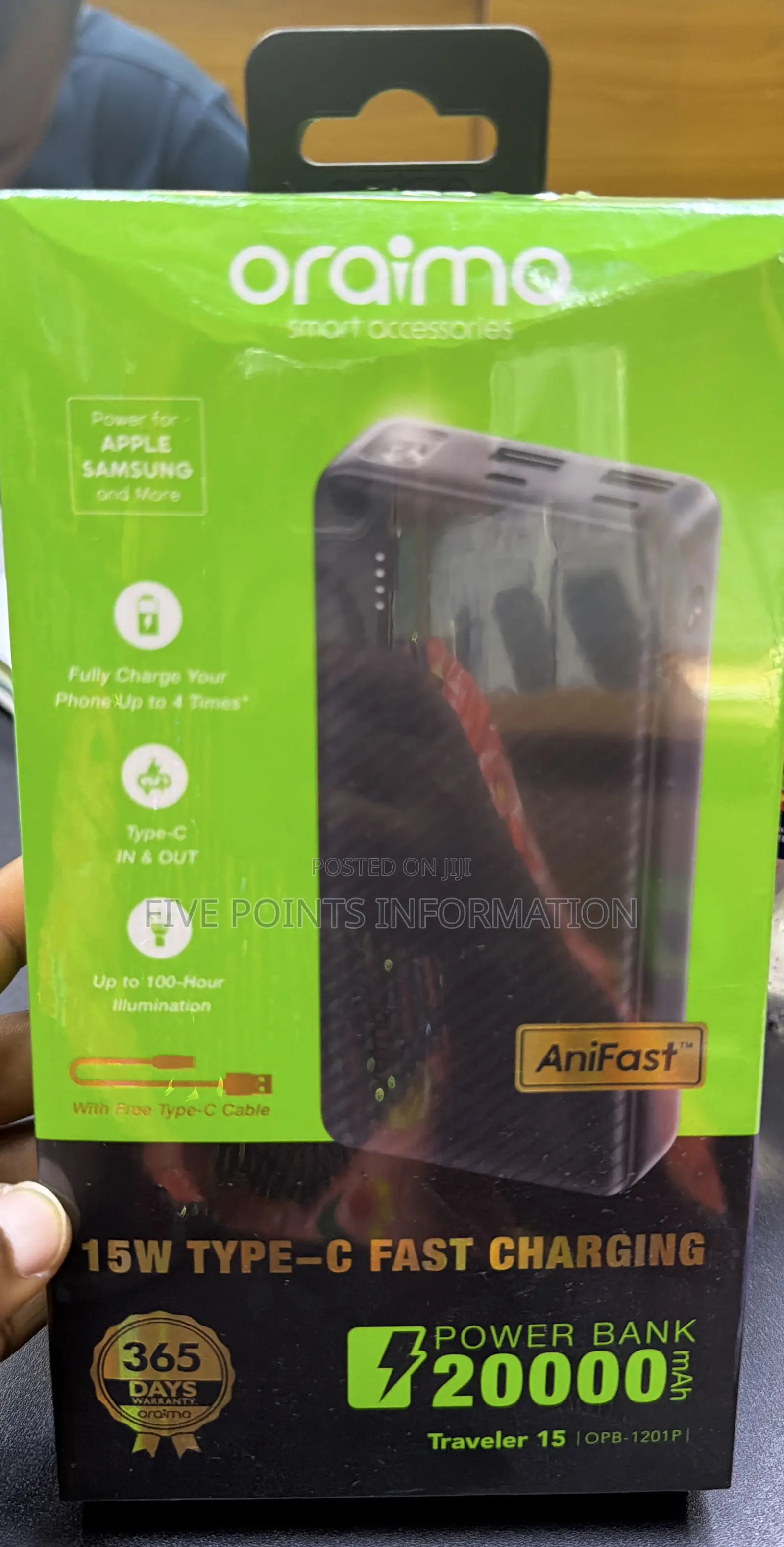 20000mah Oraimo Powerbank