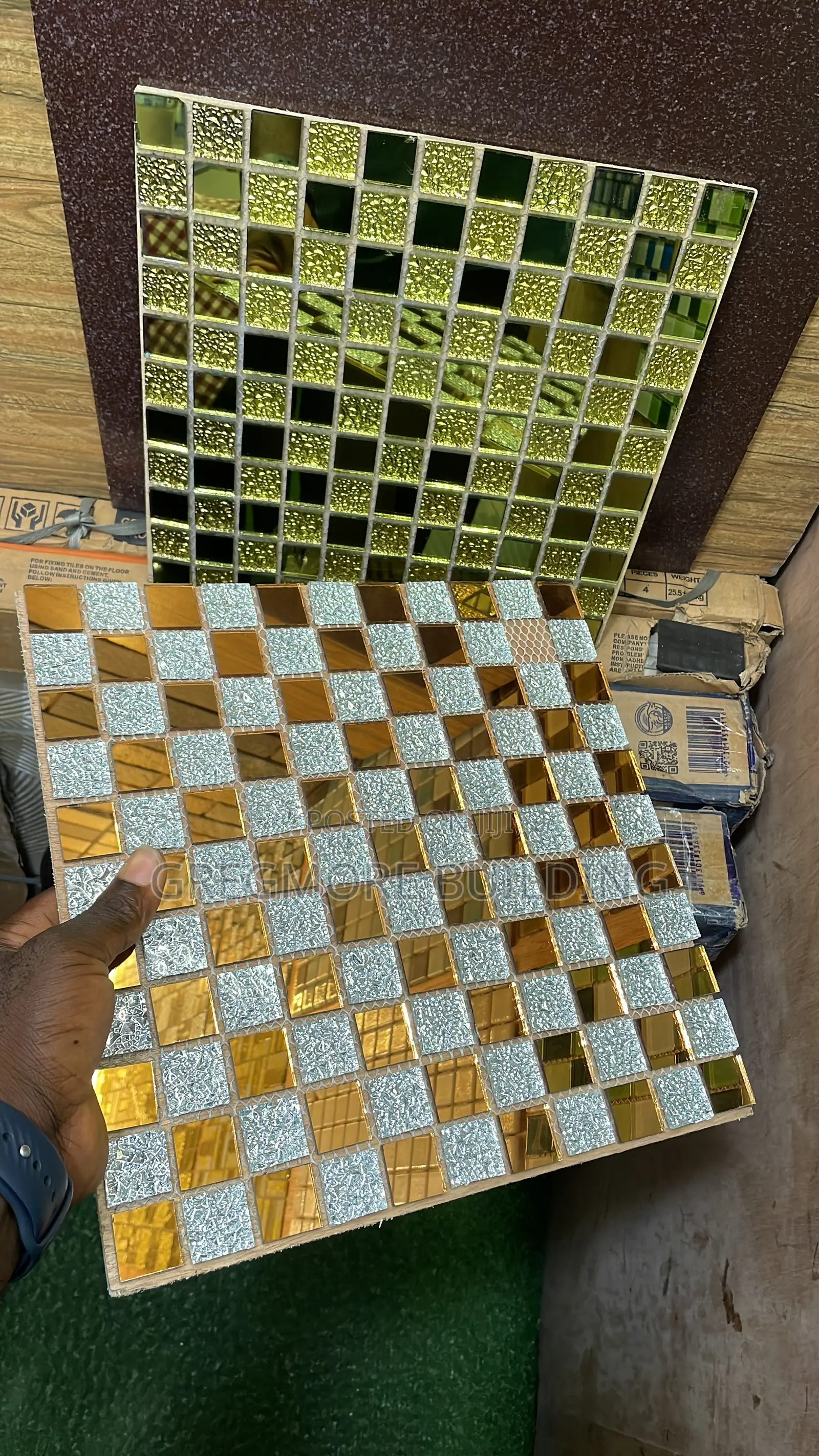 Gold Color Mosaic