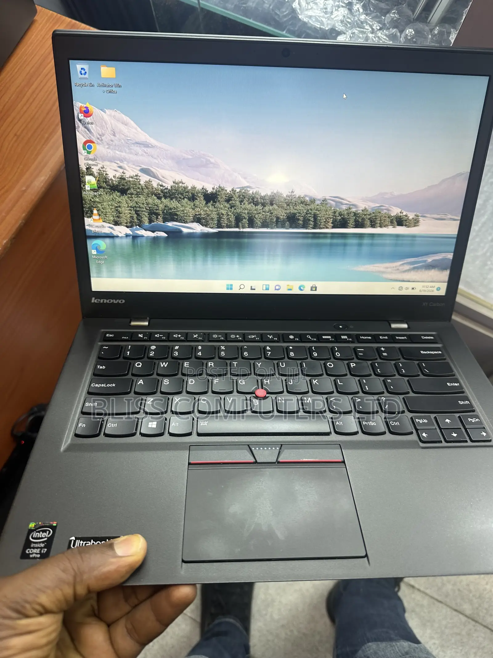 Laptop Lenovo ThinkPad X1 Carbon 8GB Intel Core i7 SSD 256GB