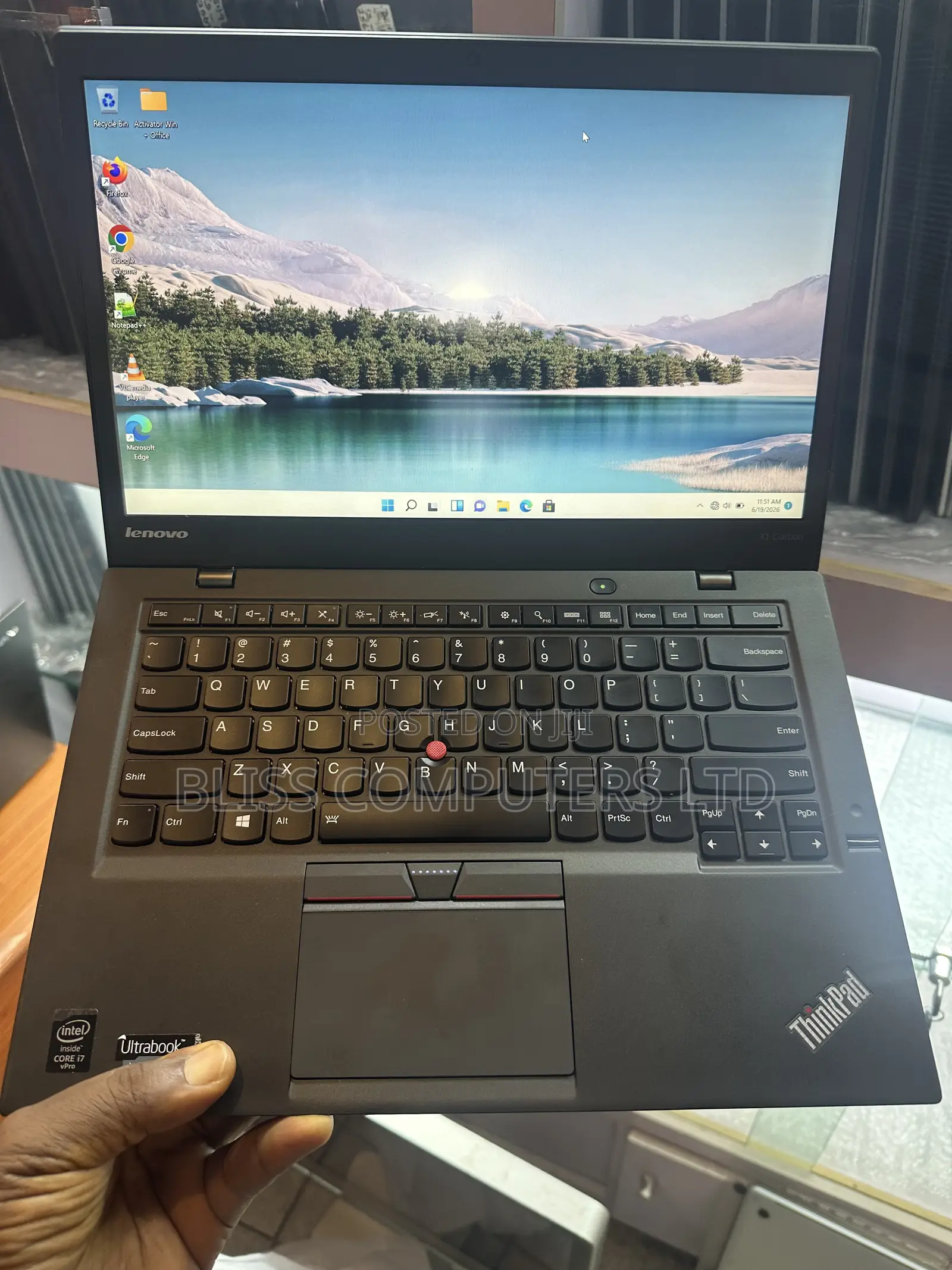 Laptop Lenovo ThinkPad X1 Carbon 8GB Intel Core i7 SSD 256GB