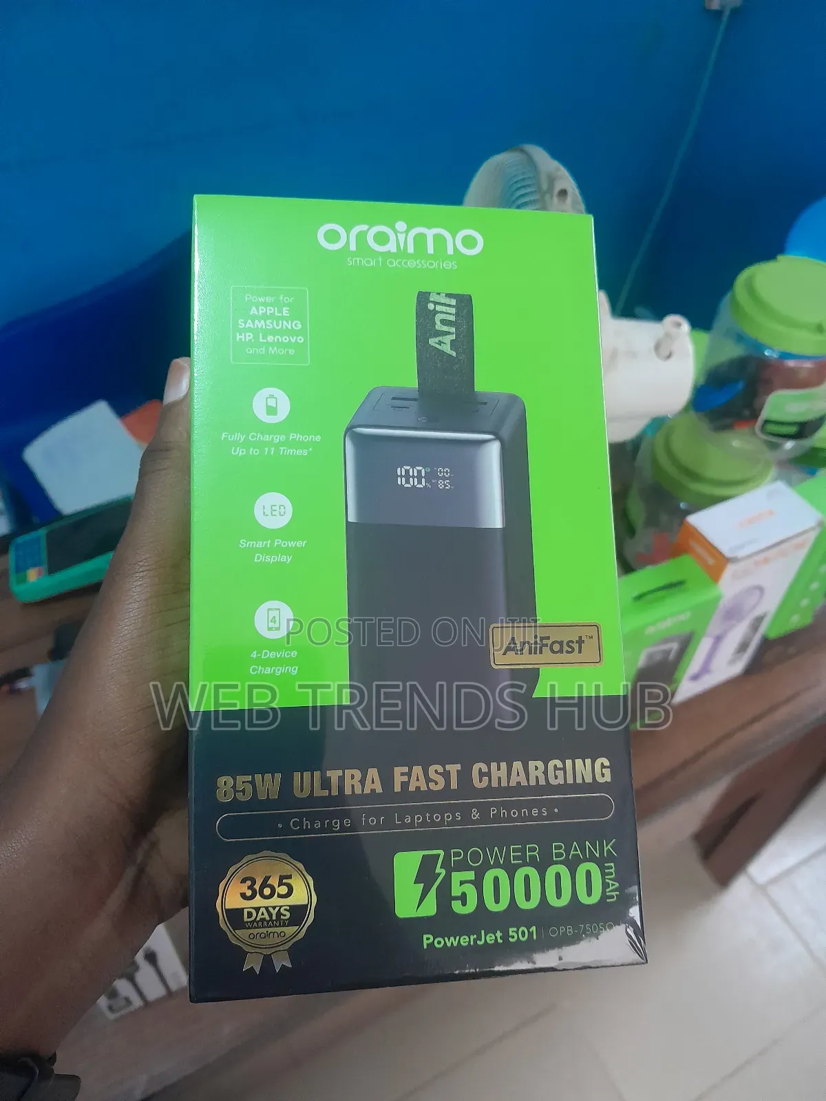Router Power Pack: Oraimo Powerjet 501 + Powerboost Cable