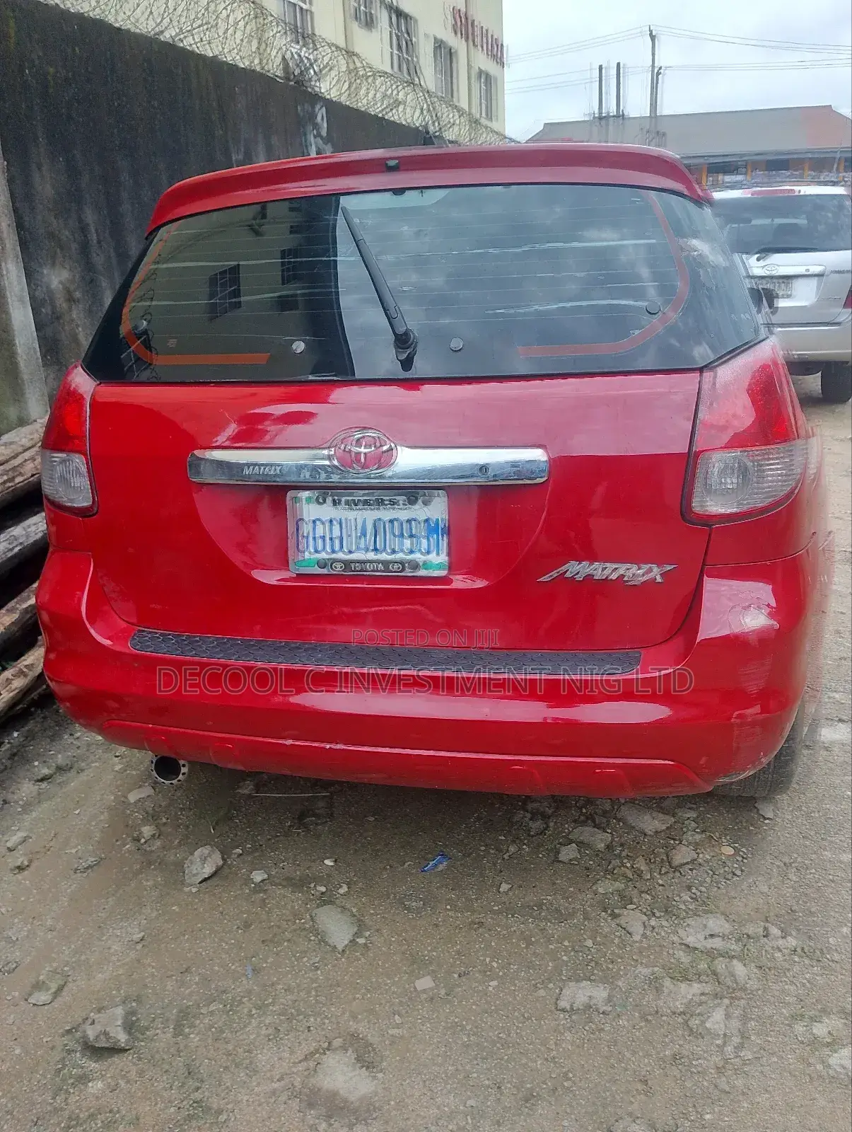 Toyota Matrix Standard FWD (1.8L 4cyl 5M) 2004 Red