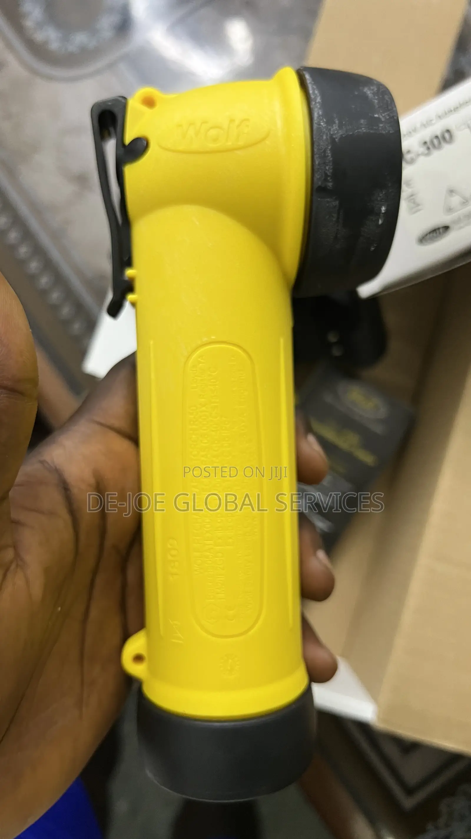 Wolf R-50 Rechargeable,Angle Safety Torch Atex And Iecex Certified