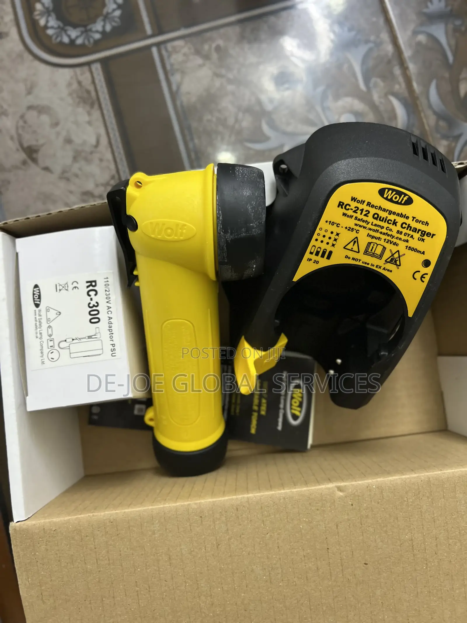 Wolf R-50 Rechargeable,Angle Safety Torch Atex And Iecex Certified