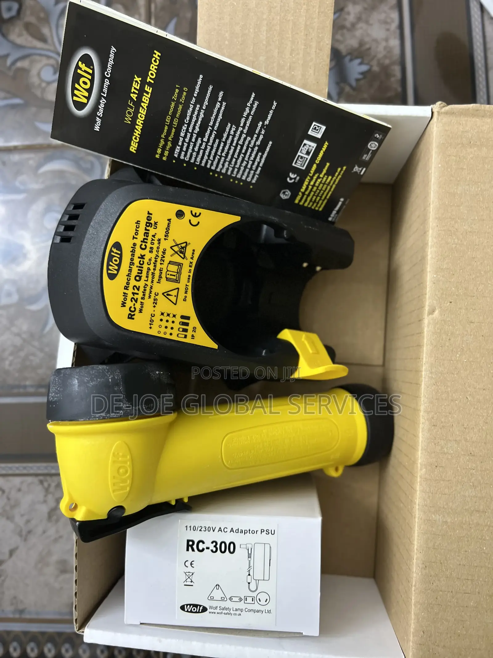 Wolf R-50 Intrinsically Safe, Right-angle Rechargeable Led Torch