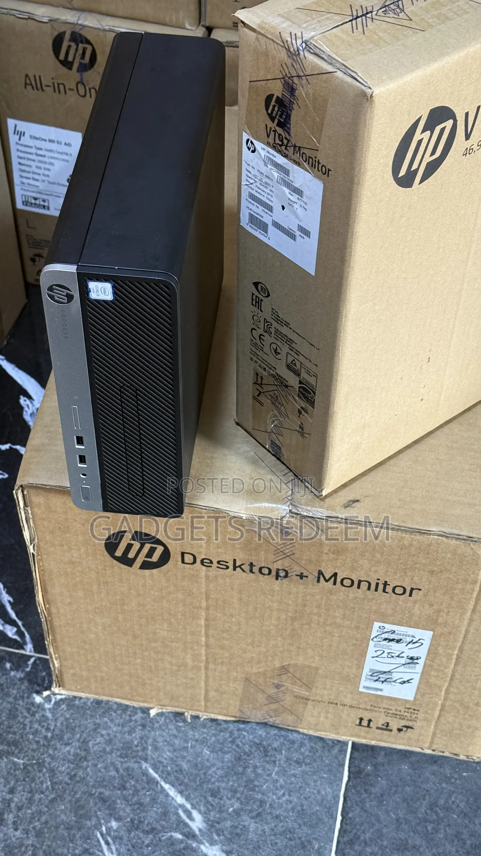 New Desktop Computer HP ProDesk 600 G3 8GB Intel Core i5 SSD 256GB