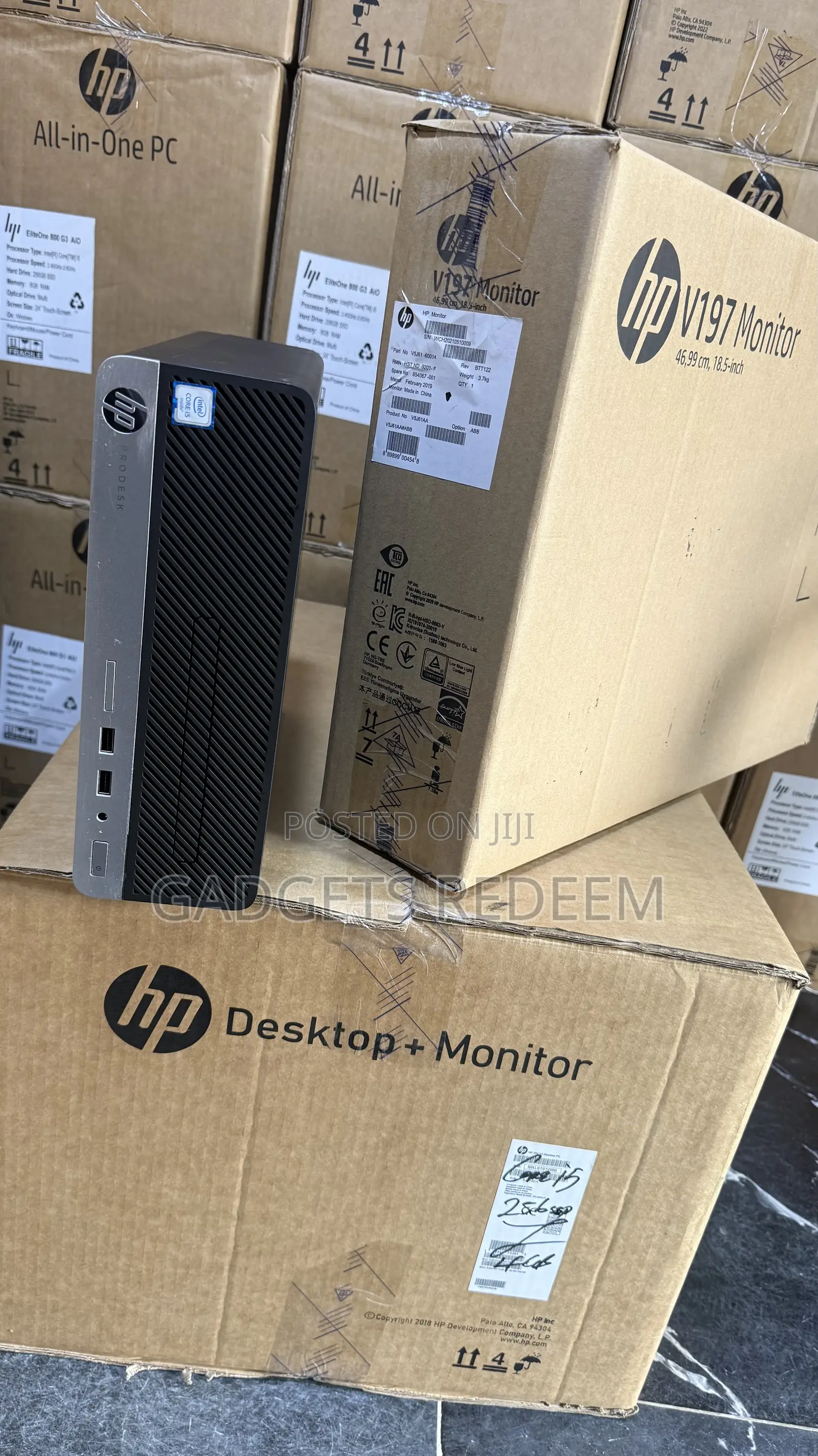 New Desktop Computer HP ProDesk 600 G3 8GB Intel Core i5 SSD 256GB