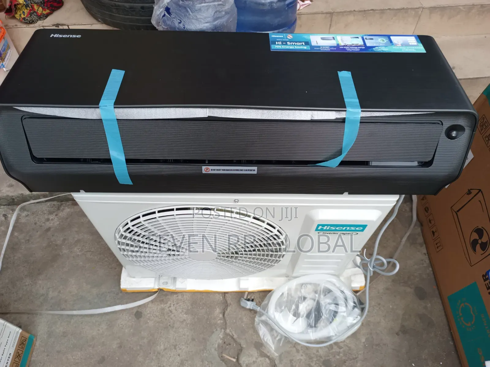 Hisense 1.5hp Split Inverter Air Conditioner Black | As12qh Energy Pro