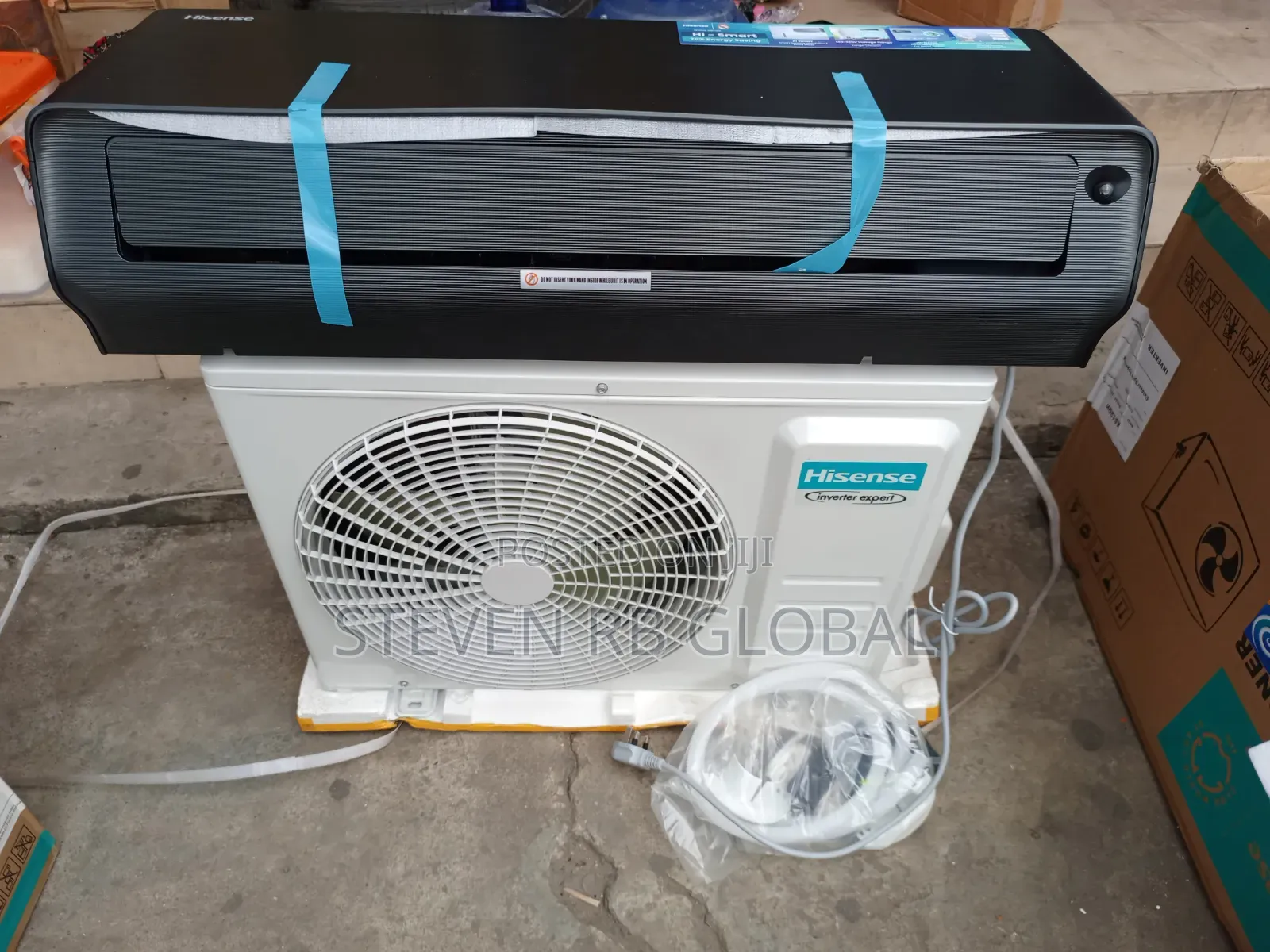 Hisense 1.5hp Split Inverter Air Conditioner Black | As12qh Energy Pro