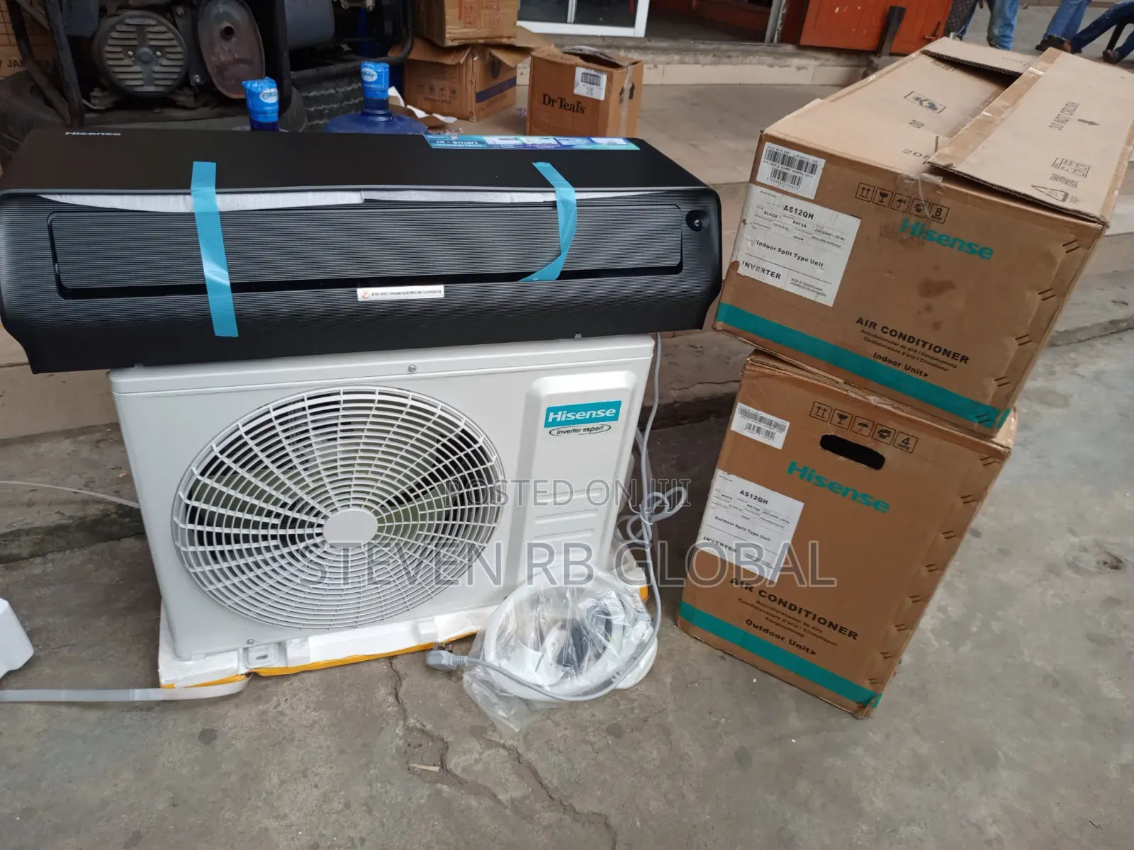 Hisense 1.5hp Split Inverter Air Conditioner Black | As12qh Energy Pro